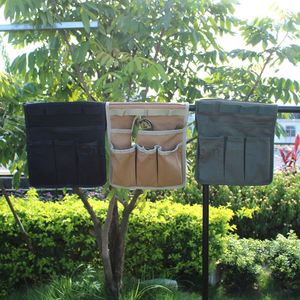 Canvas Chair Armrest Organizer Chair <b>Seat</b> <b>Hanging</b> Bag Side <b>Hanging</b> Pouch for Outdoor - Product Image 4