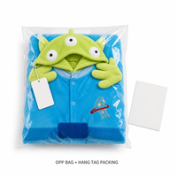 Alien Monster Kigurumi Onesie Pyjama für Damen, Blau-Grüner Plüsch Ganzkörper-Kostüm-Hoodie mit Knöpfen vorne, Haus-Schlafanzug, Geschenk