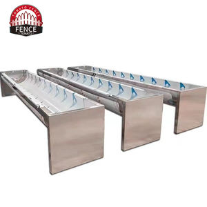 Op Maat Gemaakt Groot Roestvrij Staal/Gegalvaniseerd Stalen Vee/Kalf/Koe/Schapen/Paard Water Voeder Feeder Trog Met Poten - Product Image 4