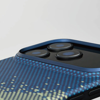 Étui de téléphone en fibre de carbone Laudtec pour iPhone Air 17 16 Pro Max, magnétique, ultra-fin, léger, antichoc, coque arrière tissée Sjk1109