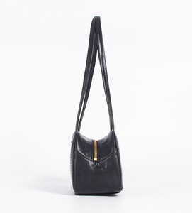 Bolso de Mano Estilo Retro Americano para Mujer, Bolso Boston de Cuero Vacuno con Correa de Hombro, Patrón con Efecto Rasgado, Bolso de Viaje Casual de Lujo - Product Image 4