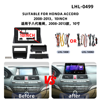 Frame Fascia GPS Audio Mobil Terlaris untuk HONDA ACCORD 2008-2013 Langsung dari Pabrik Frame Stereo Audio Mobil Frame Radio Mobil Android