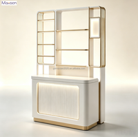 Vitrine de présentation de cosmétiques de luxe, présentoir de produits de soin de la peau, présentoir de maquillage pour boutique de beauté et magasin de détail