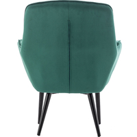 Conception ergonomique moderne Revêtement confortable en tissu de velours Mobilier de salon Fauteuil de salon Chaise de salle à manger