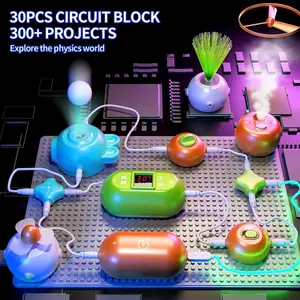 300 + проекты, игрушечные электронные схемы, строительные блоки, научный набор, детские электрические схемы, наборы для физических экспериментов