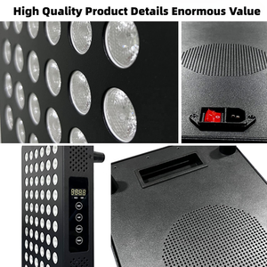 190 dati reali mw 1000W LED corpo intero pannello a infrarossi dispositivo 180 pz telecomando luce rossa terapia per testina in piedi - Product Image 4