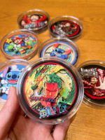 Aimants de réfrigérateur personnalisés en papier découpé 3D, collection de créatures anime pirates, emballage sous blister de haute qualité, décoration intérieure
