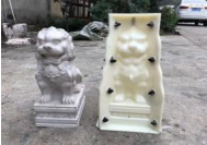 Belle décoration extérieure <span class=keywords><strong>pilier</strong></span> décoration plastique ciment sculpture animale moule lion <span class=keywords><strong>statue</strong></span> en béton moule - Product Image 5