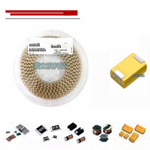 New Hot Hot Bán chất lượng tốt âm thanh xe hơi Tantalum rắn điện phân tụ + 20% tlja107m006r0800 linh kiện điện tử - Product Image 2