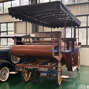 Carroza de Caballos de Madera para Turismo, Carro de Transporte con 4 Ruedas, Buggy para Exteriores en Venta - Product Image 3