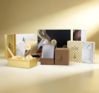 Caja de Regalo de Papel Impresa a Cuatro Colores, Magnética, Reutilizable, Ecológica y de Lujo con Logotipo Personalizado y Embalaje para Perfumes