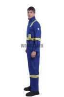 Combinaison de travail ignifuge pour hommes NFPA 2112 ASTM F1506 Vêtements de protection réfléchissants pour l'industrie du soudage