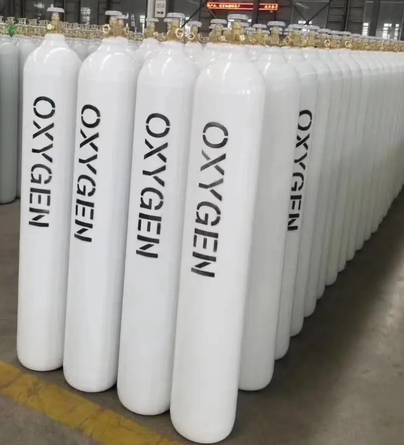 Tanque médico de oxigênio alta pressão, fabricantes de china, atacado, 40l, 44.5kg, gás de oxigênio