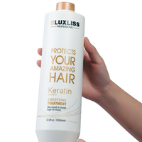 Purc-série de traitement adoucissant à la kératine, professionnelle, soins pour réparation des cheveux frisés, lisseur