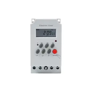 Kg316t-2 220v Ac 230va 30a Hebdomadaire Numérique Programmable Minuterie Interrupteur Pour Lampe De Rue