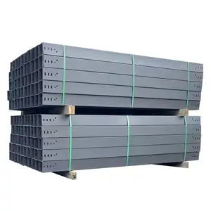 Electric cable trays with cover U-groove solid non-porous cable tray strength factory manufacturer supplier