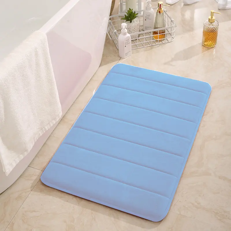 Tapis en mousse à mémoire de forme de taille personnalisée tapis de sol de cuisine en PVC antidérapant tapis absorbant l'eau