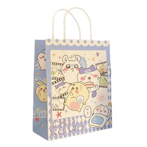 Sacchetto di Carta Personalizzato con Manico, Sacchetto di Carta Kraft Personalizzato per Regali di Natale, Shopping, Asporto, Tè al Latte, Prodotti da Forno - Product Image 2