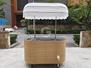 عربة دفع متنقلة قابلة للتخصيص لأعمال الوجبات السريعة - Product Image 4