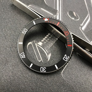 Nouvel Arrivage H&T Insert de Lunette de Plongée en Céramique Noire 007 009 38mm Léger Finition Mate Pièces de Montre - Product Image 3