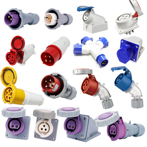 Industriestecker und -buchse 16A 220V 3P+N+<span class=keywords><strong>E</strong></span> 5-polig IP44 Wasserdichter Einbau-Steckverbinder CEE - Product Image 2