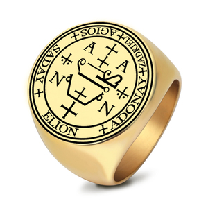 Archangels Michael Gabriel Raphael uriel samael zadkiel <span class=keywords><strong>thavael</strong></span> azrael camael jophiel con dấu bùa hộ mệnh vòng thép không gỉ - Product Image 5