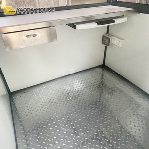 Montar comida fuera de la puerta quiosco <span class=keywords><strong>Kioskos</strong></span> de verano para exterior prefabricado Casa de Guardia cabañas quioscos al por menor contenedor café quiosco - Product Image 6