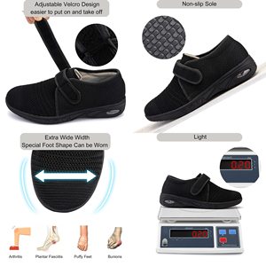 Chaussures de marche personnalisées pour femmes, souliers de largeur respirante et légère pour femmes - Product Image 3