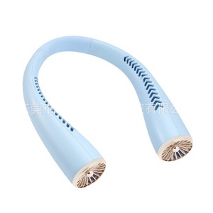 พัดลมคล้องคอแบบพกพาไร้ใบพัดแบบชาร์จไฟได้ USB เงียบ น้ำหนักเบา สำหรับใช้กลางแจ้ง - Product Image 4