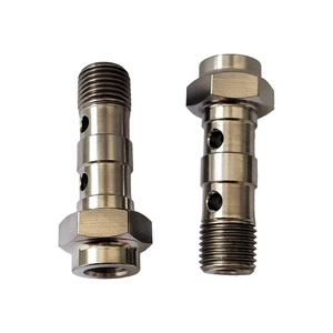 <span class=keywords><strong>Bulloni</strong></span> in Titanio GR5 <span class=keywords><strong>M10</strong></span>*1*37.5mm di Alta Qualità, <span class=keywords><strong>Bulloni</strong></span> Banjo a Testa Esagonale, Raccordo Terminale Tubo Freno - Product Image 3