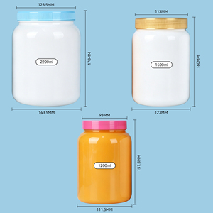 1200ml 1500ml 2200ml Food Grade PET Plastic <b>Bottle</b> for Milk Powder Supplement Powder Support Customization - Product Image 6