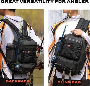 Mochila de Pesca con Portacañas, Porta Botella y Bolsa de Almacenamiento para Equipo de Pesca, Muestra Gratis - Product Image 4