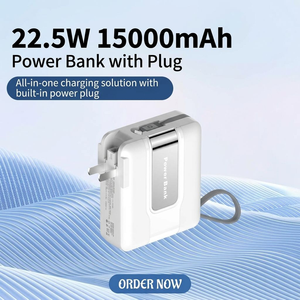พาวเวอร์แบงค์ชาร์จเร็ว 2026 Gadgets ความจุ 15000mAh พกพาสะดวก พร้อมสายชาร์จ 2 in 1 - Product Image 5