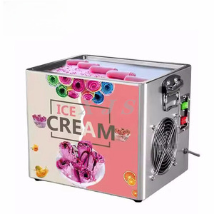 Máquina Comercial para Helado Frito, Máquina de Helado Enrollado de Una Sola Placa para Yogur Helado y Postres Congelados - Product Image 3