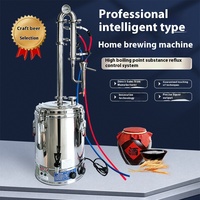 Machine de brassage domestique intelligente enfichable en acier inoxydable pour la distillation de la liqueur de whisky et du brandy-Équipement de boissons et de vin de qualité supérieure