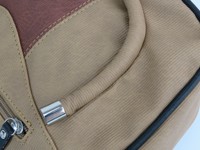 Sac à bandoulière en cuir PU pour femme, sac à bandoulière léger en nylon à deux sangles et multi-poches pour le quotidien, personnalisable