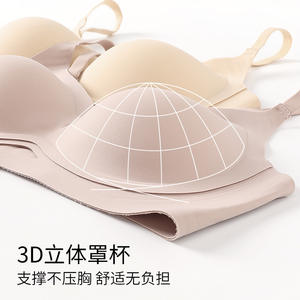 Proveedor confiable Shantou Bell-Fenny Hollow-Out <span class=keywords><strong>Sujetador</strong></span> cómodo para mujer <span class=keywords><strong>sin</strong></span> costuras acolchado push-up <span class=keywords><strong>sin</strong></span> anillo de acero - Product Image 4