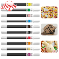 Stylo alimentaire comestible, stylo Double Stylo comestible double face, outils de décoration de gâteaux