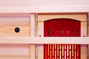 Maison de sauna en bois <span class=keywords><strong>infrarouge</strong></span> portable pour <span class=keywords><strong>solarium</strong></span> électrique - Product Image 5