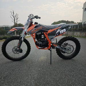 Kcj Lightweight All-terrain 250cc/300cc Gasoline Dirt <b>Bike</b> 4 Stroke <b>Engine</b> Start Adults Children Front Back Disc Brakes Chain - Product Image 1