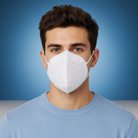 Masque respiratoire jetable 3D pliable GB2626 KN95 3 plis non tissé anti-poussière XPRO/ODM P920 avec pince-nez réglable