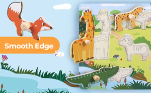 <span class=keywords><strong>Puzzle</strong></span> educativo con piolo giocattoli per bambini <span class=keywords><strong>Puzzle</strong></span> in <span class=keywords><strong>legno</strong></span> per <span class=keywords><strong>animali</strong></span> giocattolo per bambini piccoli - Product Image 6