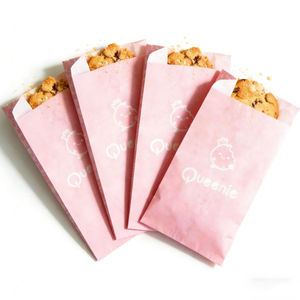 Bolsas <span class=keywords><strong>de</strong></span> Papel Kraft Rosa Reciclables <span class=keywords><strong>de</strong></span> Grado Alimenticio Personalizadas con Logotipo para Pan, Galletas, Baguettes, Bolsas <span class=keywords><strong>de</strong></span> Embalaje para Cafeterías y Panaderías - Product Image 2