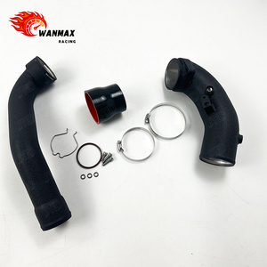 铝制涡轮增压管适用于宝马 G20 B58 Gen2 3.0T 和丰田 A90 Supra B58 发动机升级冷空气进气增压管 - Product Image 5