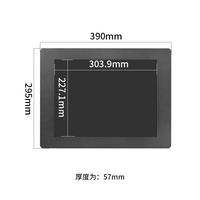 Haute luminosité 1000nits 15 pouces 4:3 écran tactile LCD intégré moniteur de montage sur panneau pour industriel