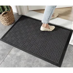 Commercial non-Slip Rubber Indoor Outdoor Welcome Doormat