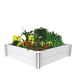 Venta al por mayor Fentech UV Proof 100% Virgin <span class=keywords><strong>PVC</strong></span> Camas de jardín elevadas ASTM Standard 48x48x13 In. Macetas para exteriores ecológicas para uso doméstico - Product Image 6