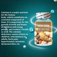 Capsules de suppléments de calcium bio et de vitamines D3/K2 à base de plantes OEM ODM pour soutenir la santé osseuse et l'énergie chez les adultes et les femmes enceintes