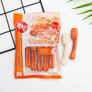 Venta al por mayor de fábrica, 90g, perro mascota, dientes de perro limpios y fuertes, paquete de barra de molienda, aperitivos para mascotas, dientes limpios - Product Image 6