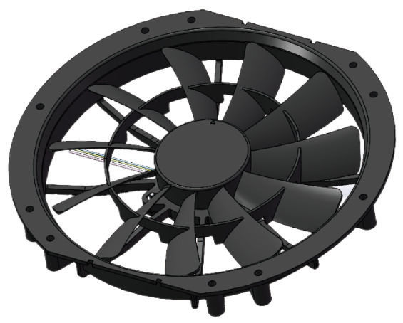 12/24/48V Ec Motor Brushless Motor Fan